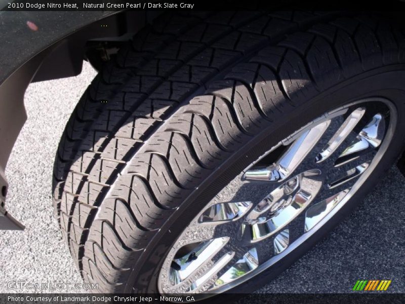 Natural Green Pearl / Dark Slate Gray 2010 Dodge Nitro Heat