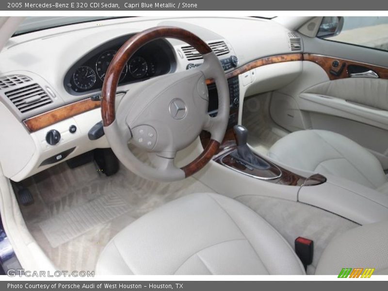 Capri Blue Metallic / Stone 2005 Mercedes-Benz E 320 CDI Sedan