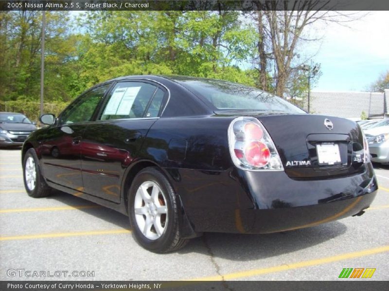 Super Black / Charcoal 2005 Nissan Altima 2.5 S