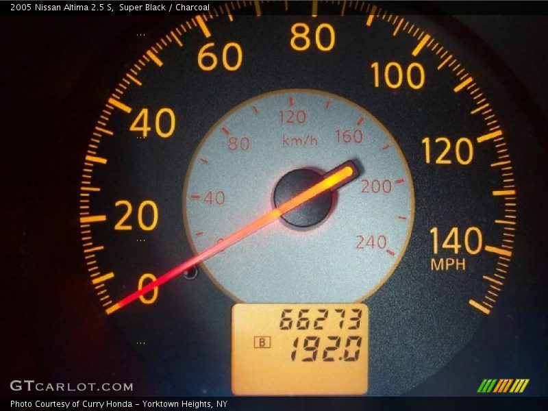 Super Black / Charcoal 2005 Nissan Altima 2.5 S