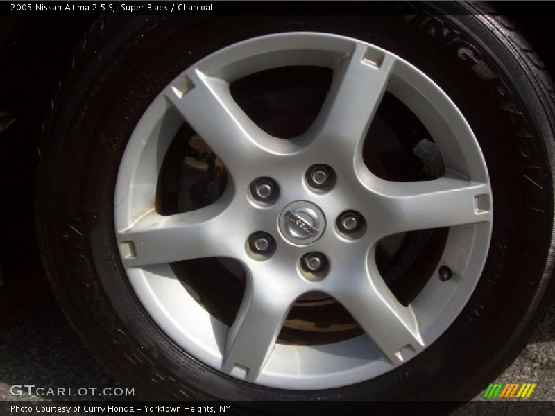 Super Black / Charcoal 2005 Nissan Altima 2.5 S