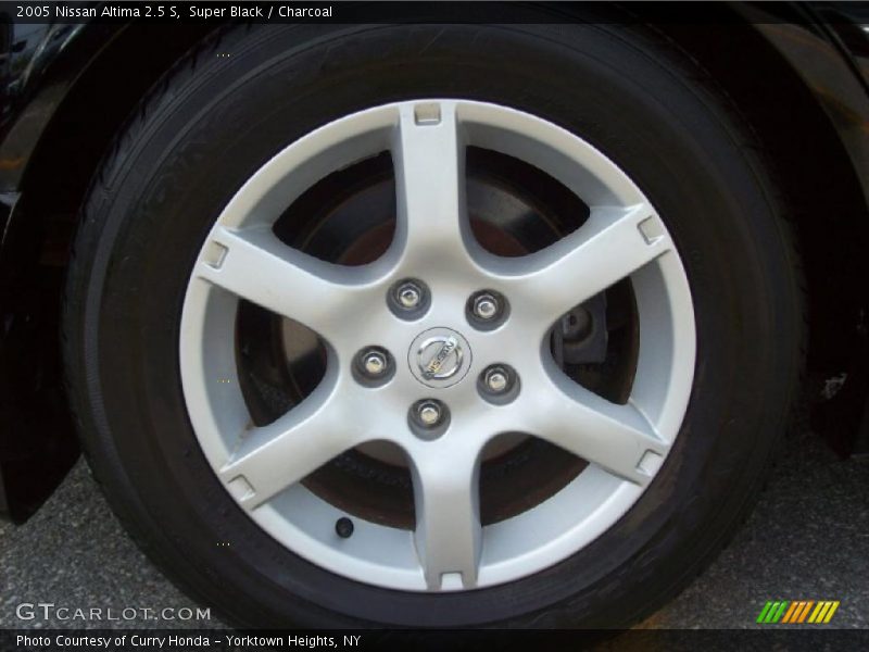 Super Black / Charcoal 2005 Nissan Altima 2.5 S