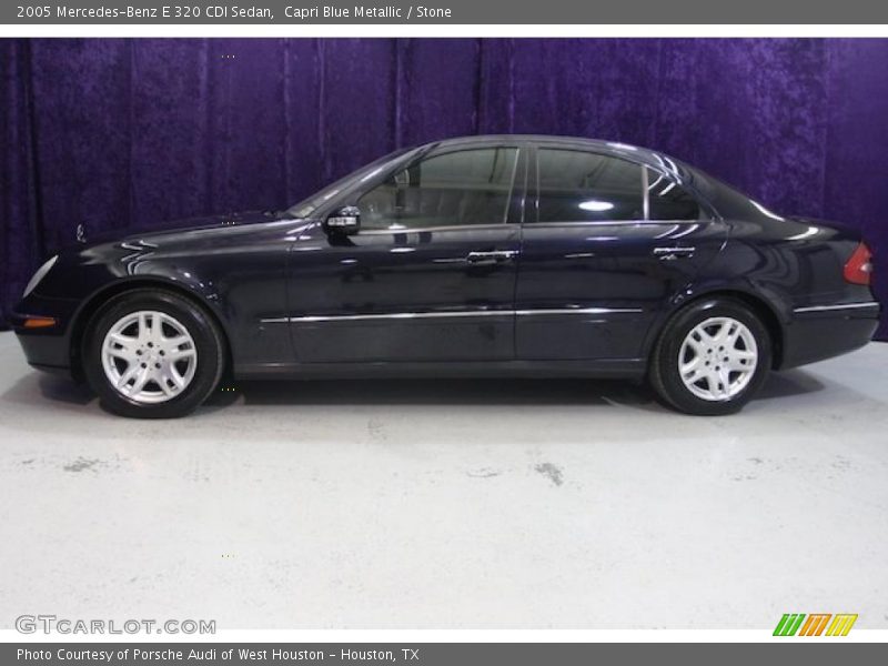 Capri Blue Metallic / Stone 2005 Mercedes-Benz E 320 CDI Sedan