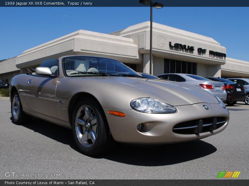 Topaz / Ivory 1999 Jaguar XK XK8 Convertible