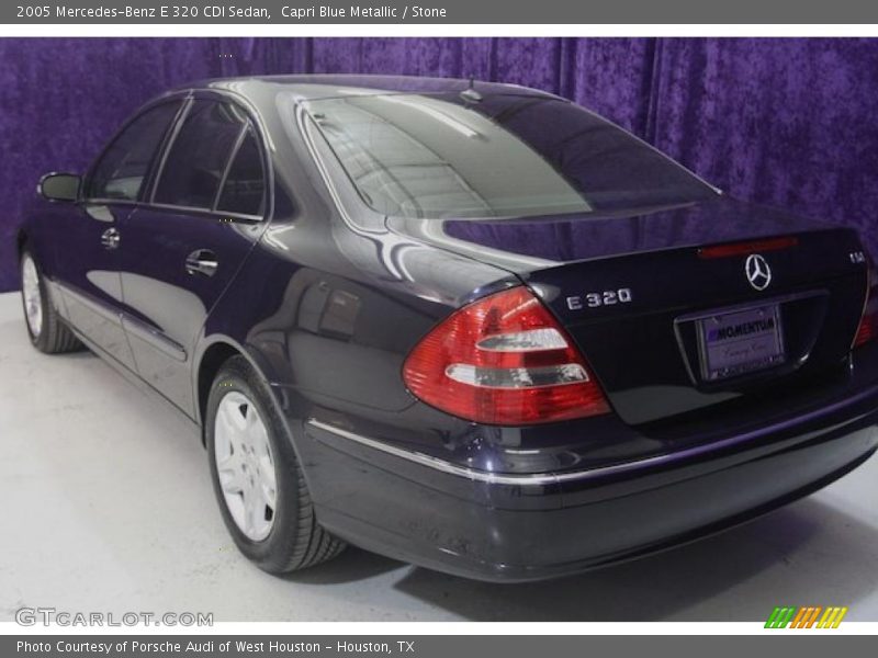 Capri Blue Metallic / Stone 2005 Mercedes-Benz E 320 CDI Sedan