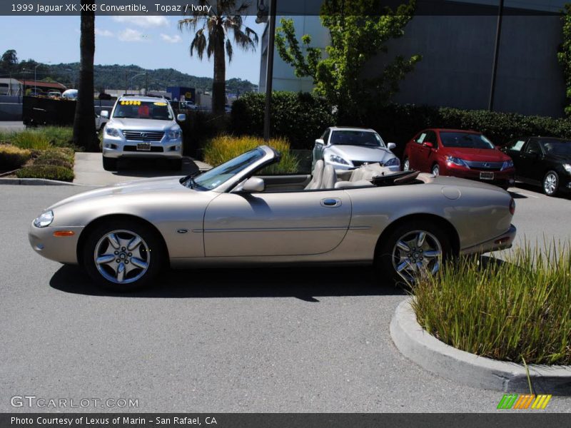 Topaz / Ivory 1999 Jaguar XK XK8 Convertible