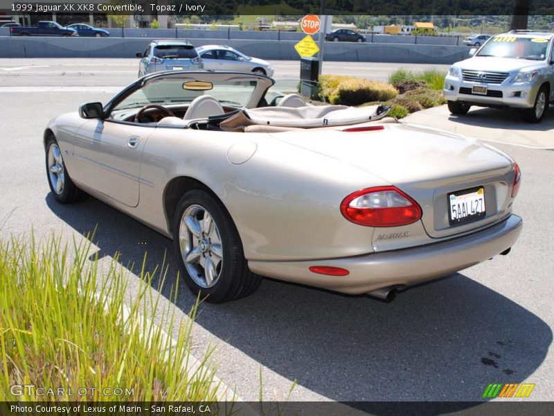 Topaz / Ivory 1999 Jaguar XK XK8 Convertible