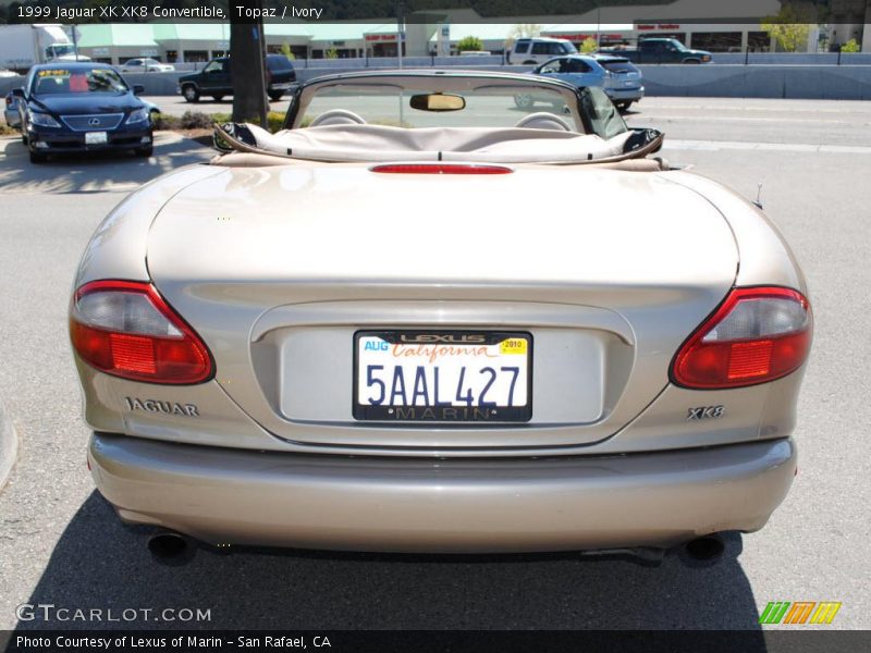 Topaz / Ivory 1999 Jaguar XK XK8 Convertible