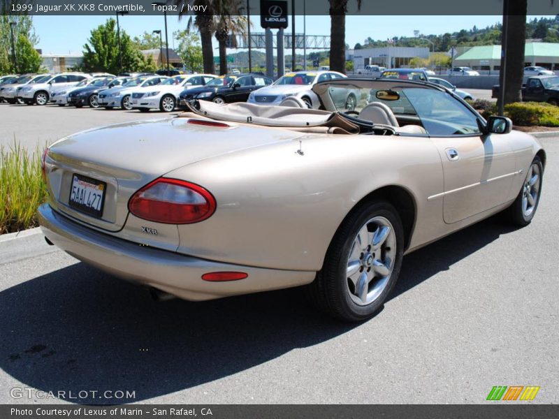 Topaz / Ivory 1999 Jaguar XK XK8 Convertible