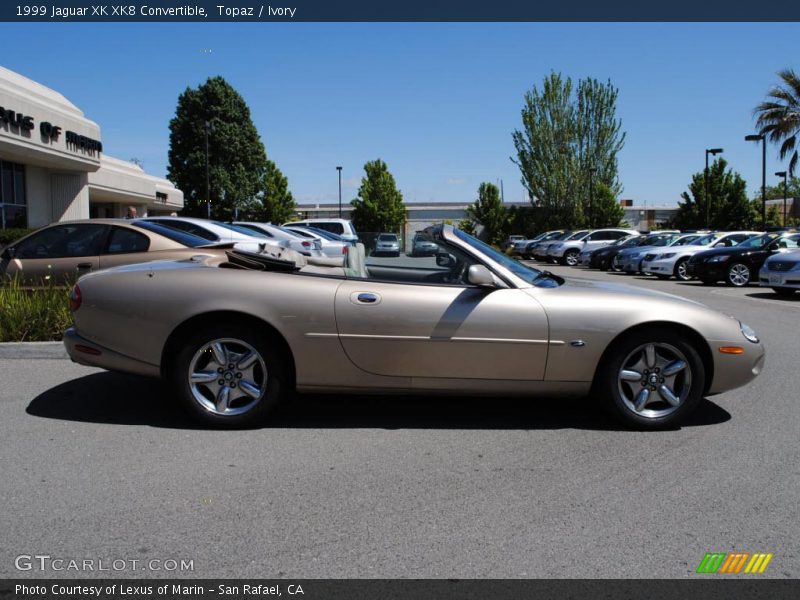 Topaz / Ivory 1999 Jaguar XK XK8 Convertible