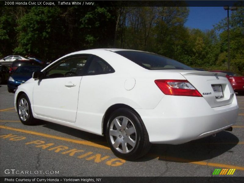 Taffeta White / Ivory 2008 Honda Civic LX Coupe