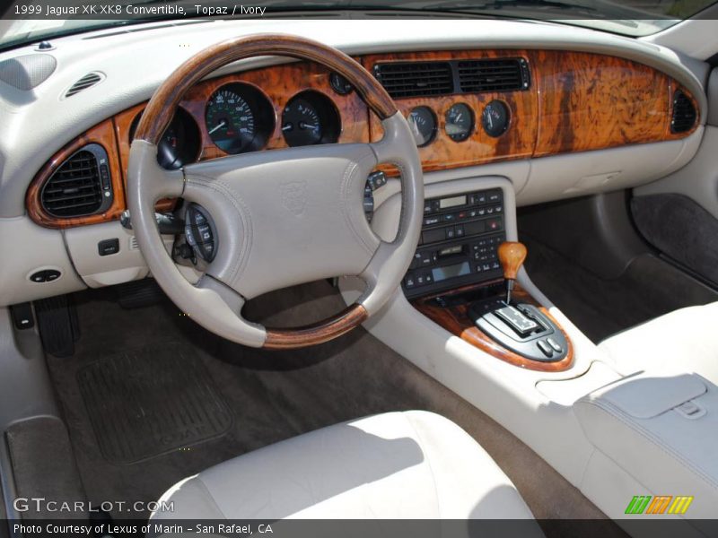 Topaz / Ivory 1999 Jaguar XK XK8 Convertible