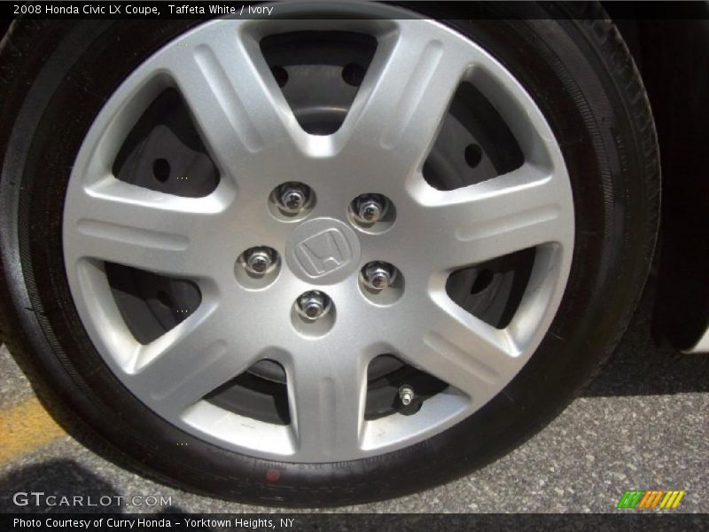 Taffeta White / Ivory 2008 Honda Civic LX Coupe