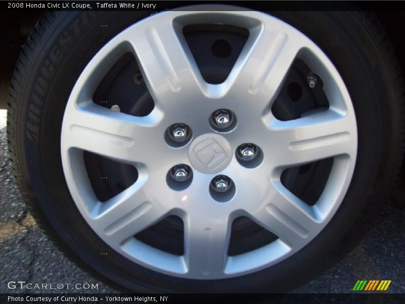 Taffeta White / Ivory 2008 Honda Civic LX Coupe