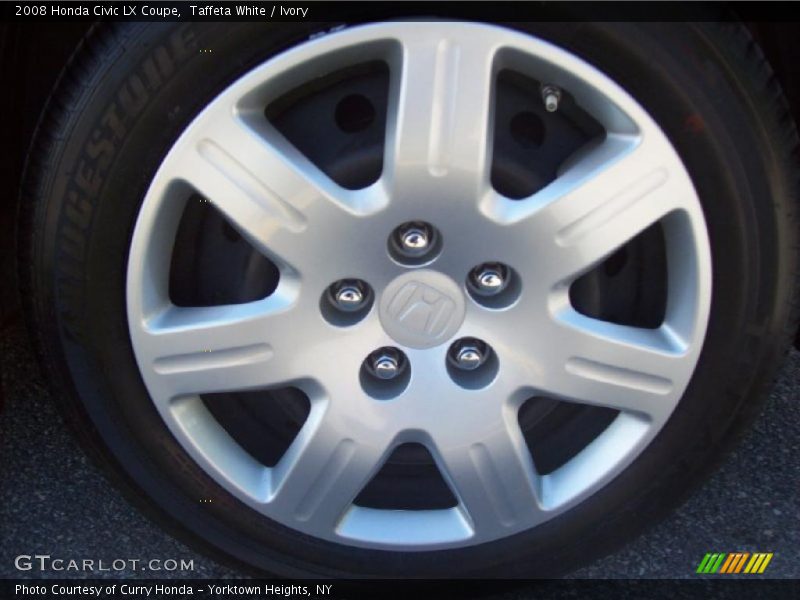 Taffeta White / Ivory 2008 Honda Civic LX Coupe
