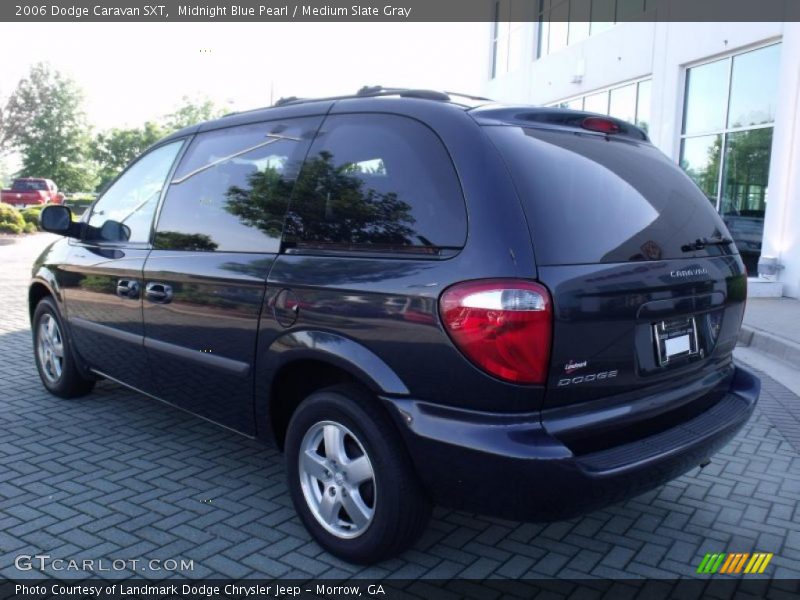 Midnight Blue Pearl / Medium Slate Gray 2006 Dodge Caravan SXT