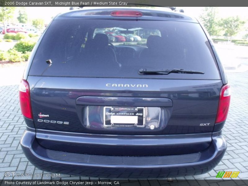 Midnight Blue Pearl / Medium Slate Gray 2006 Dodge Caravan SXT