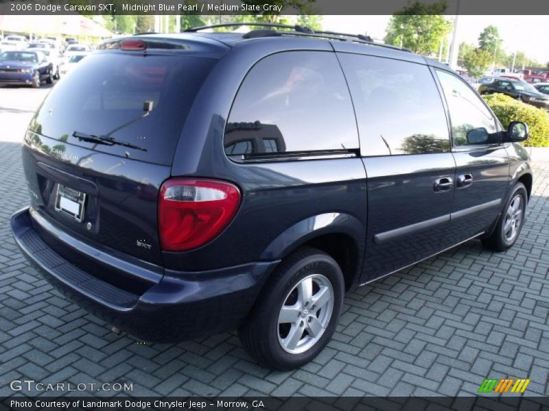 Midnight Blue Pearl / Medium Slate Gray 2006 Dodge Caravan SXT