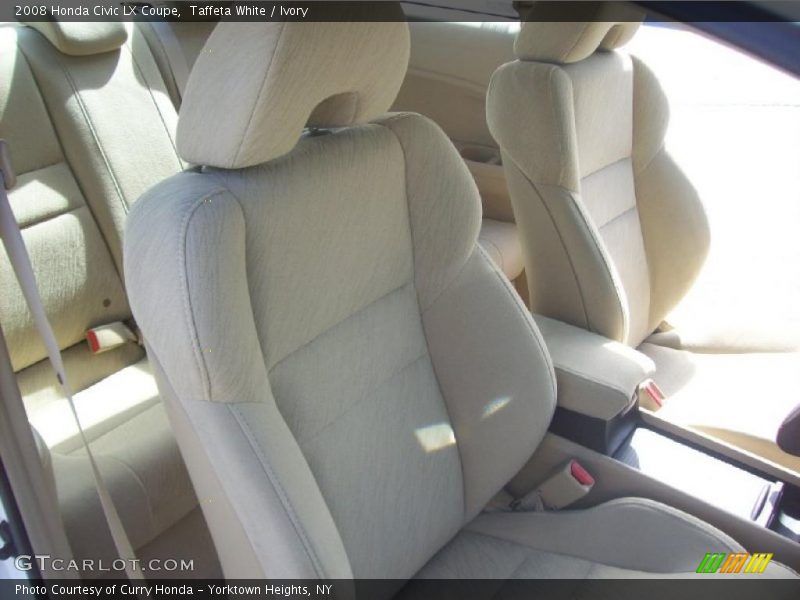 Taffeta White / Ivory 2008 Honda Civic LX Coupe