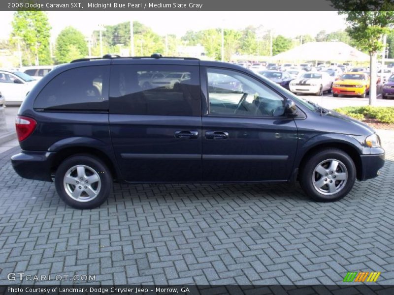 Midnight Blue Pearl / Medium Slate Gray 2006 Dodge Caravan SXT