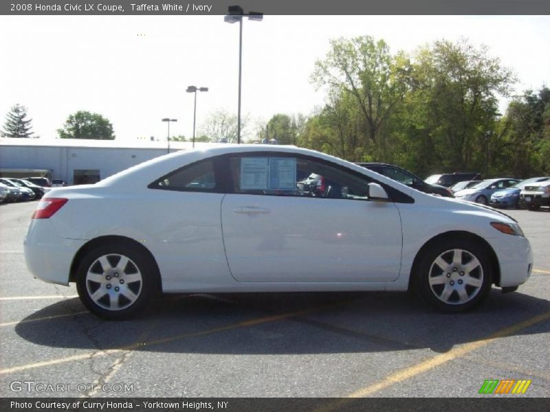 Taffeta White / Ivory 2008 Honda Civic LX Coupe