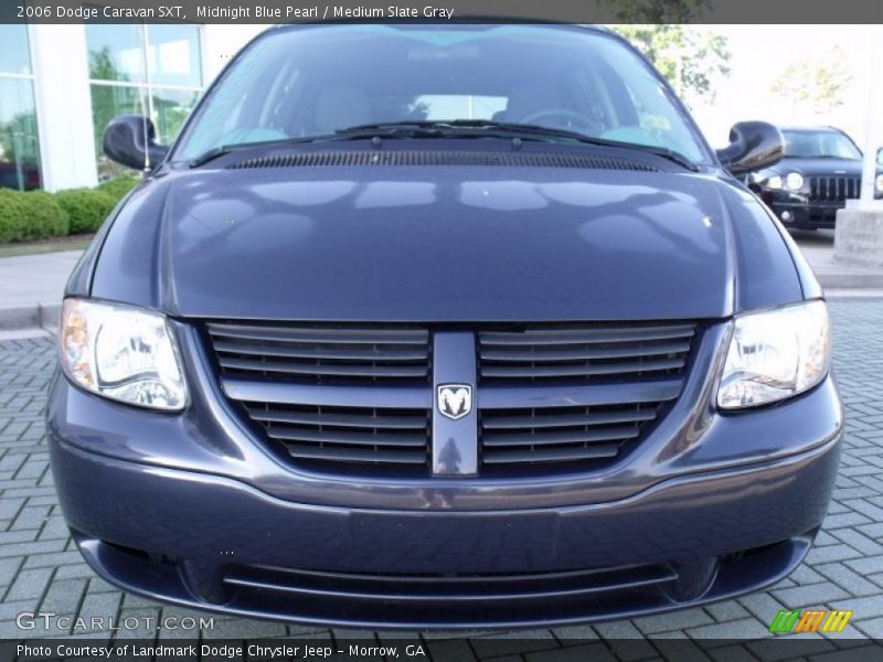 Midnight Blue Pearl / Medium Slate Gray 2006 Dodge Caravan SXT