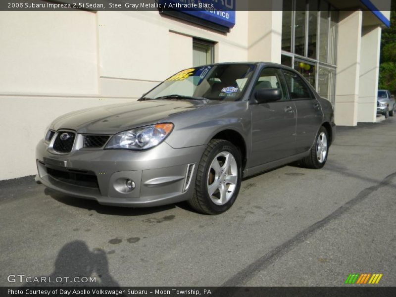 Steel Gray Metallic / Anthracite Black 2006 Subaru Impreza 2.5i Sedan