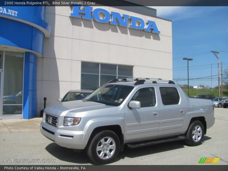 Billet Silver Metallic / Gray 2006 Honda Ridgeline RTL
