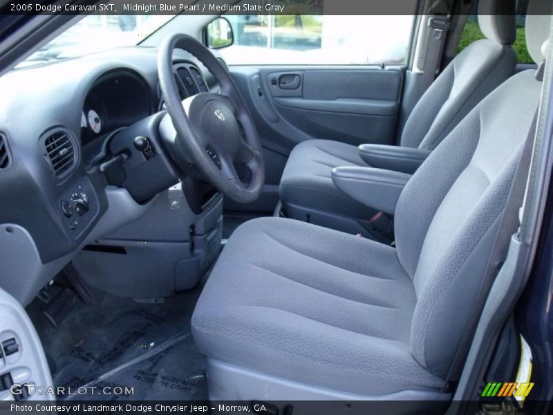 Midnight Blue Pearl / Medium Slate Gray 2006 Dodge Caravan SXT