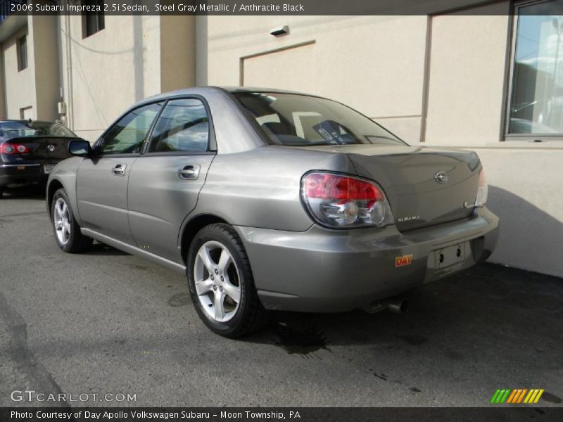 Steel Gray Metallic / Anthracite Black 2006 Subaru Impreza 2.5i Sedan