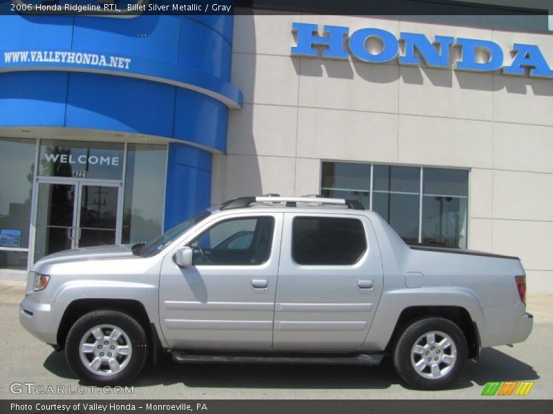 Billet Silver Metallic / Gray 2006 Honda Ridgeline RTL