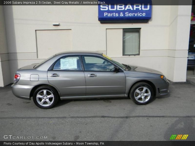 Steel Gray Metallic / Anthracite Black 2006 Subaru Impreza 2.5i Sedan