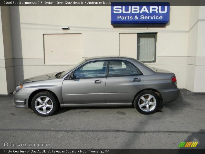 Steel Gray Metallic / Anthracite Black 2006 Subaru Impreza 2.5i Sedan