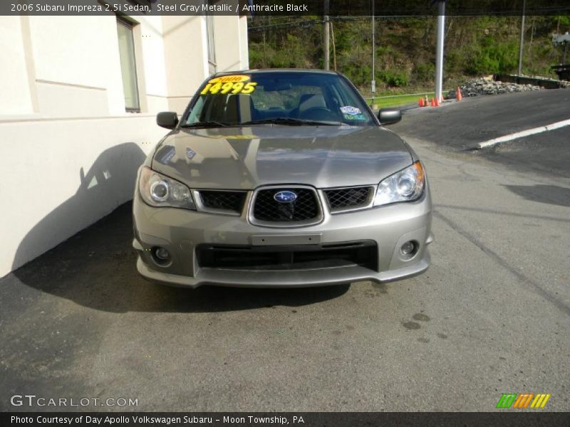 Steel Gray Metallic / Anthracite Black 2006 Subaru Impreza 2.5i Sedan