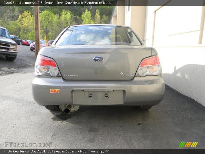 Steel Gray Metallic / Anthracite Black 2006 Subaru Impreza 2.5i Sedan