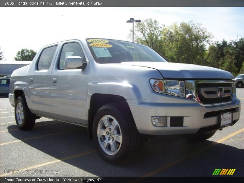 Billet Silver Metallic / Gray 2009 Honda Ridgeline RTS