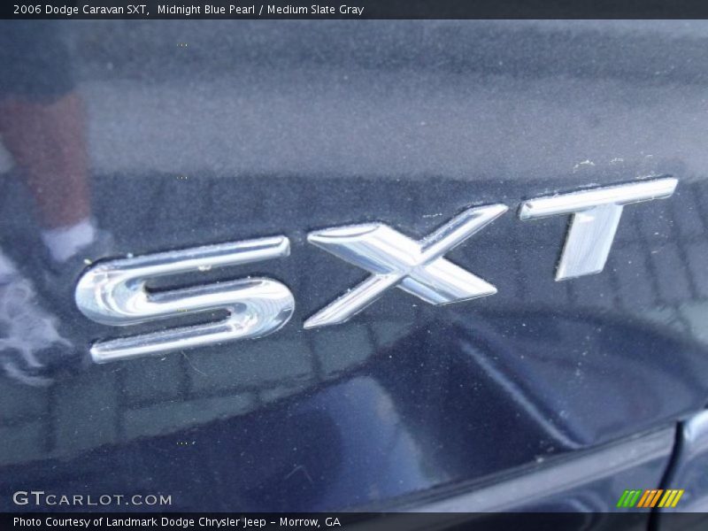 Midnight Blue Pearl / Medium Slate Gray 2006 Dodge Caravan SXT