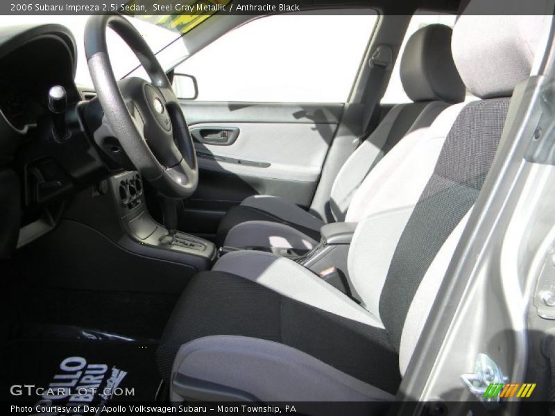 Steel Gray Metallic / Anthracite Black 2006 Subaru Impreza 2.5i Sedan