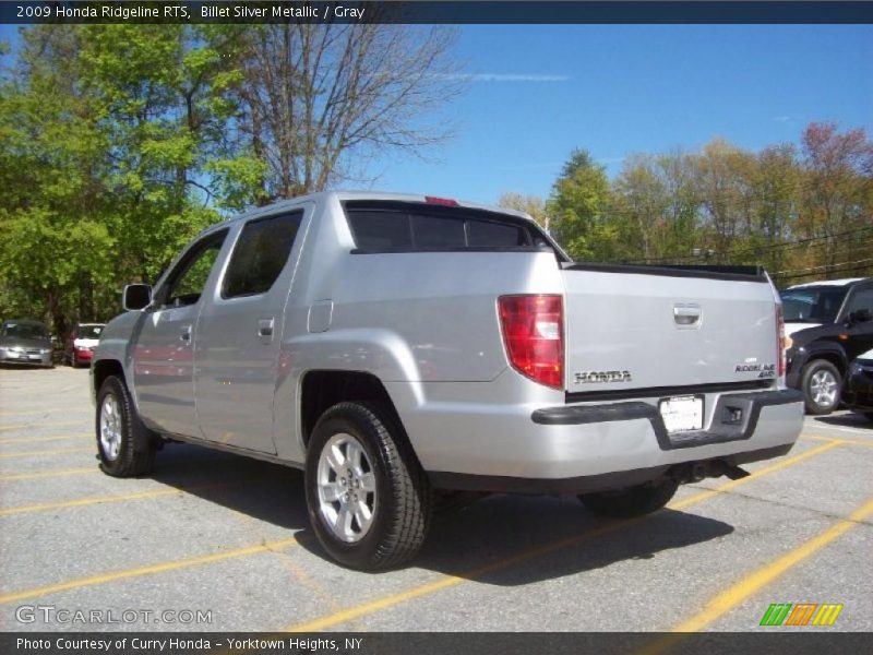 Billet Silver Metallic / Gray 2009 Honda Ridgeline RTS