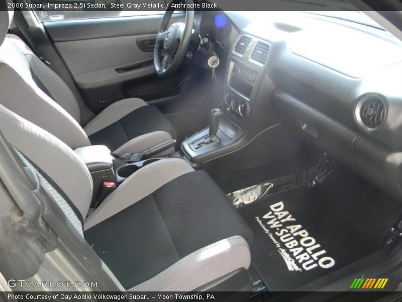 Steel Gray Metallic / Anthracite Black 2006 Subaru Impreza 2.5i Sedan