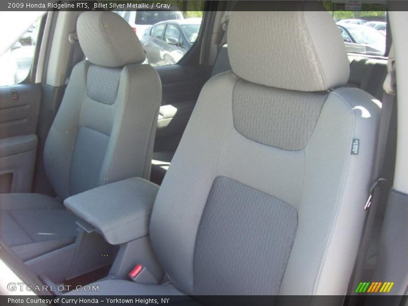 Billet Silver Metallic / Gray 2009 Honda Ridgeline RTS