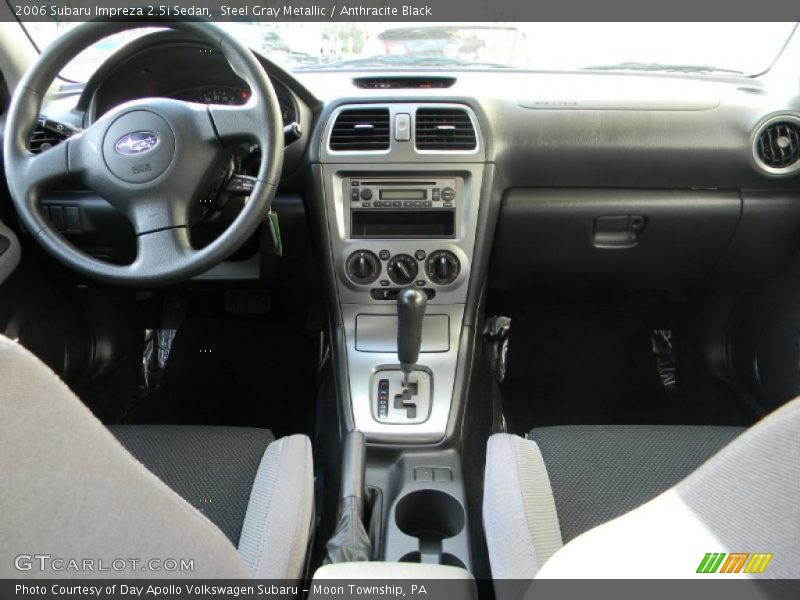 Steel Gray Metallic / Anthracite Black 2006 Subaru Impreza 2.5i Sedan