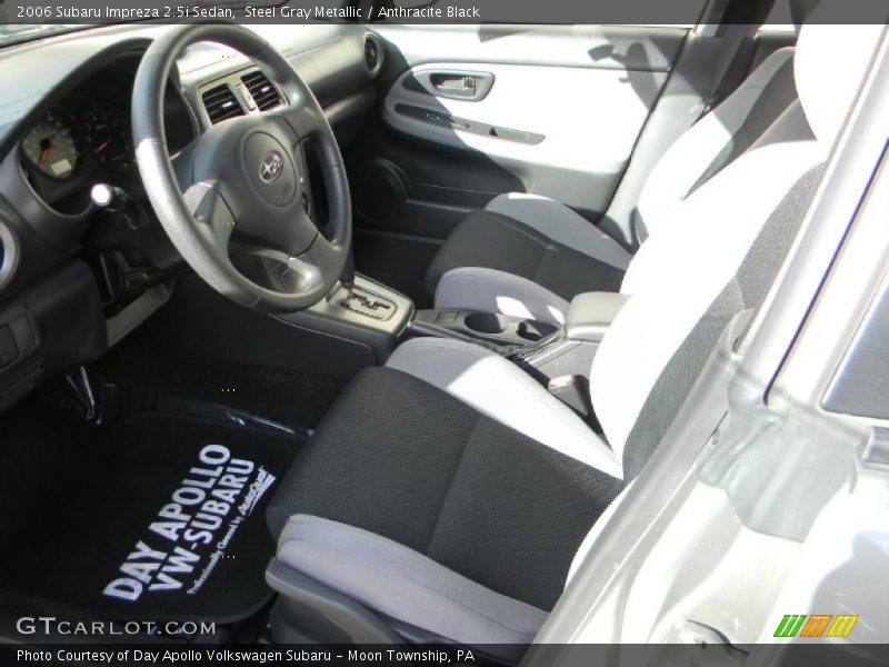 Steel Gray Metallic / Anthracite Black 2006 Subaru Impreza 2.5i Sedan