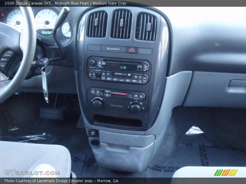 Midnight Blue Pearl / Medium Slate Gray 2006 Dodge Caravan SXT