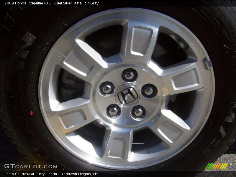 Billet Silver Metallic / Gray 2009 Honda Ridgeline RTS