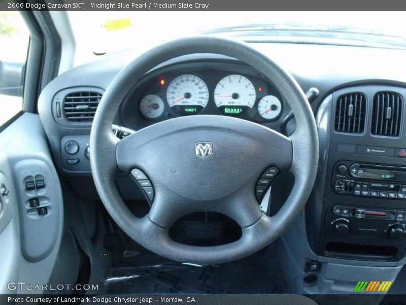 Midnight Blue Pearl / Medium Slate Gray 2006 Dodge Caravan SXT