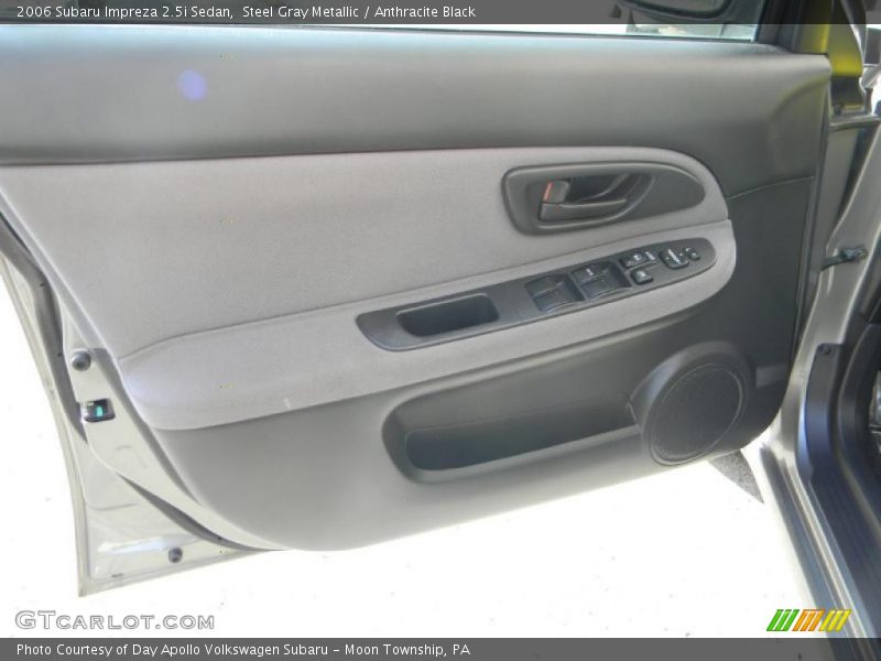 Steel Gray Metallic / Anthracite Black 2006 Subaru Impreza 2.5i Sedan