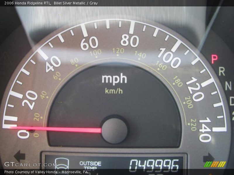 Billet Silver Metallic / Gray 2006 Honda Ridgeline RTL