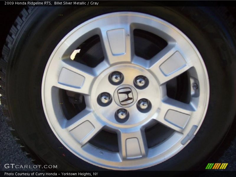Billet Silver Metallic / Gray 2009 Honda Ridgeline RTS