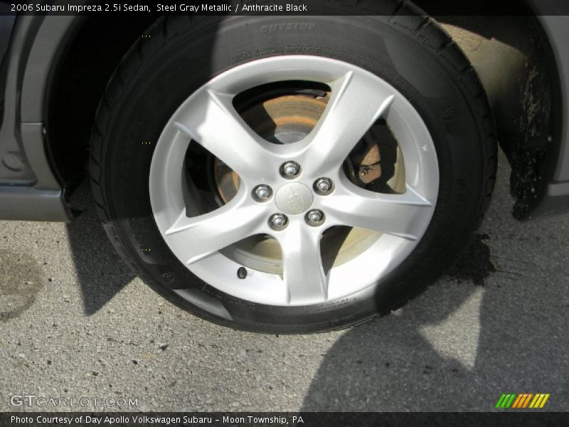 Steel Gray Metallic / Anthracite Black 2006 Subaru Impreza 2.5i Sedan